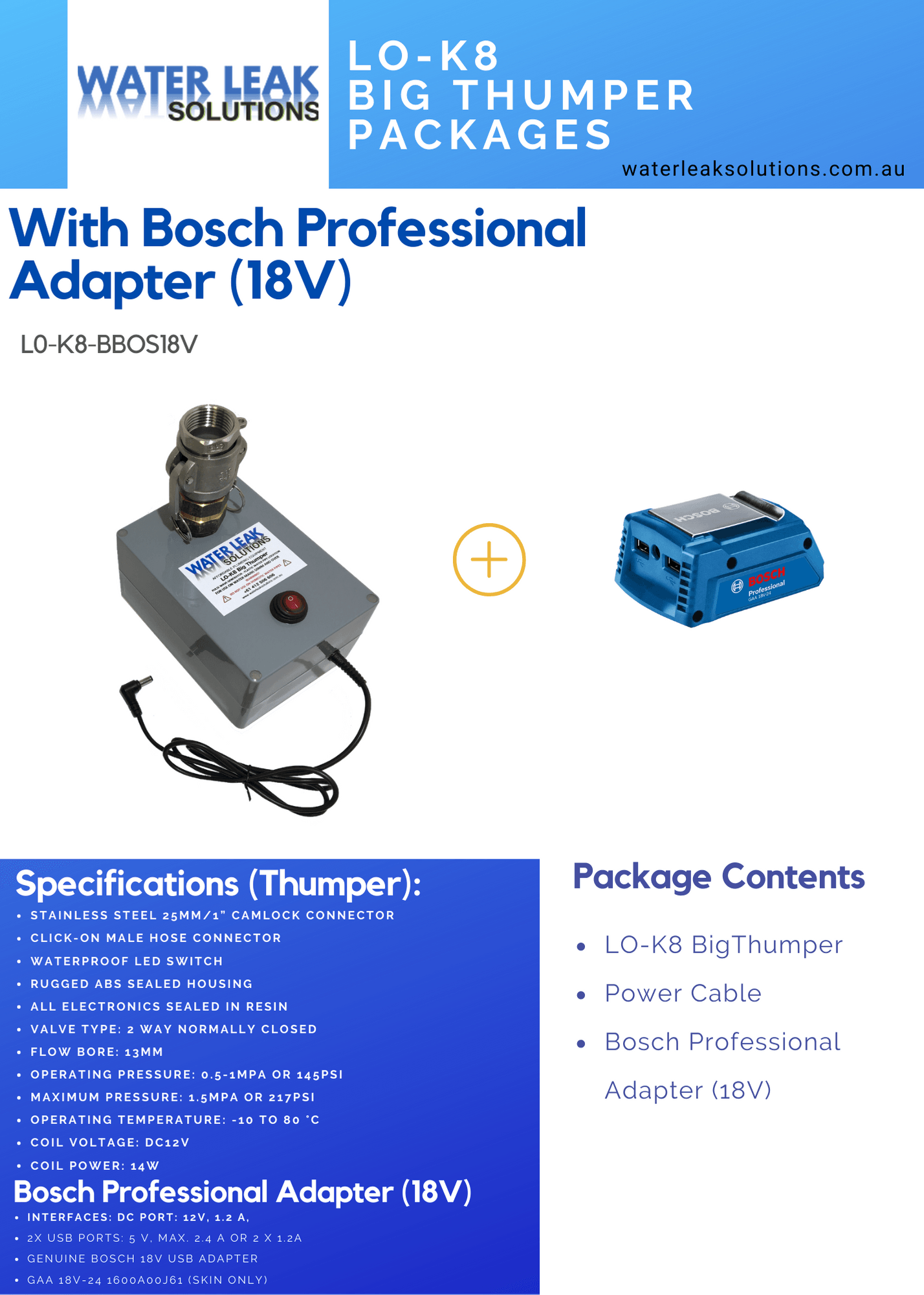 Bosch pro 18V to Bosch pro 12V Adapter